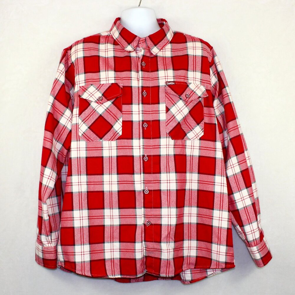 Dixxon Madison Button Long Sleeve Flannel Mens 2XL